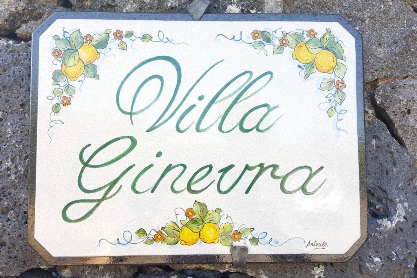 Villa Ginevra Santa Venerina Exteriör bild