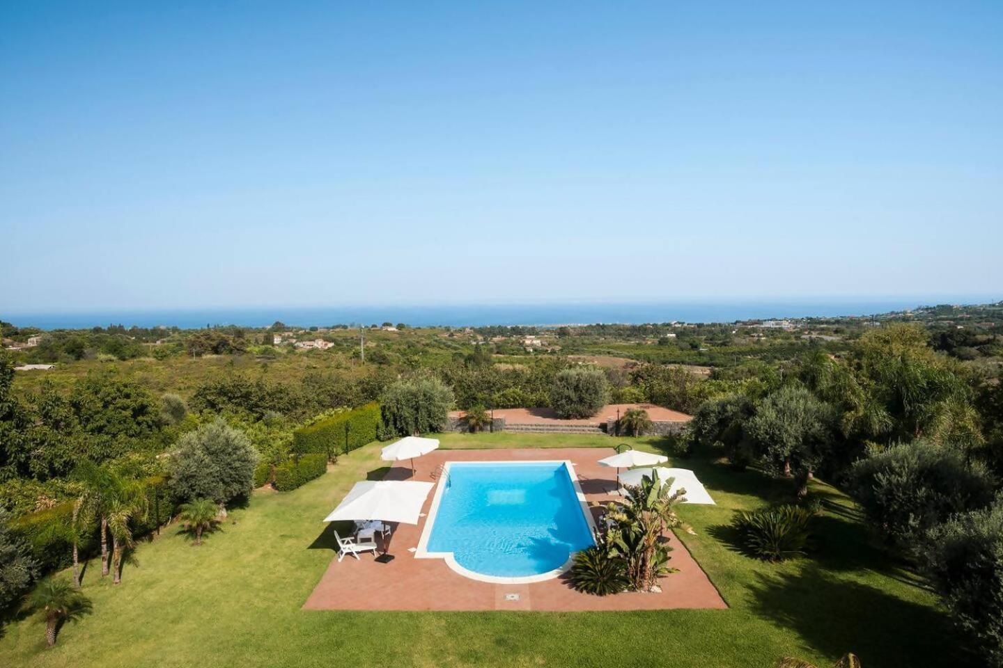 Villa Ginevra Santa Venerina Exteriör bild